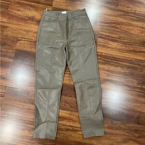 Aritzia Wilfred Leather  Pants